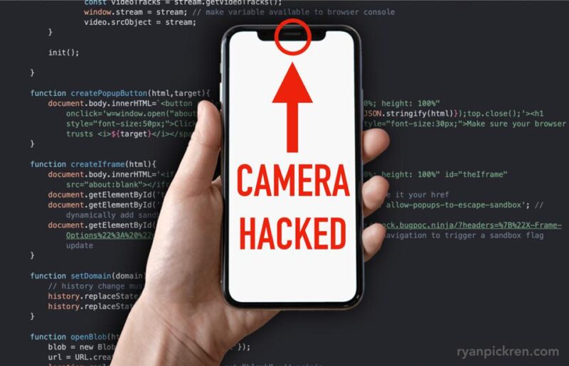 can hackers hack your phone camera