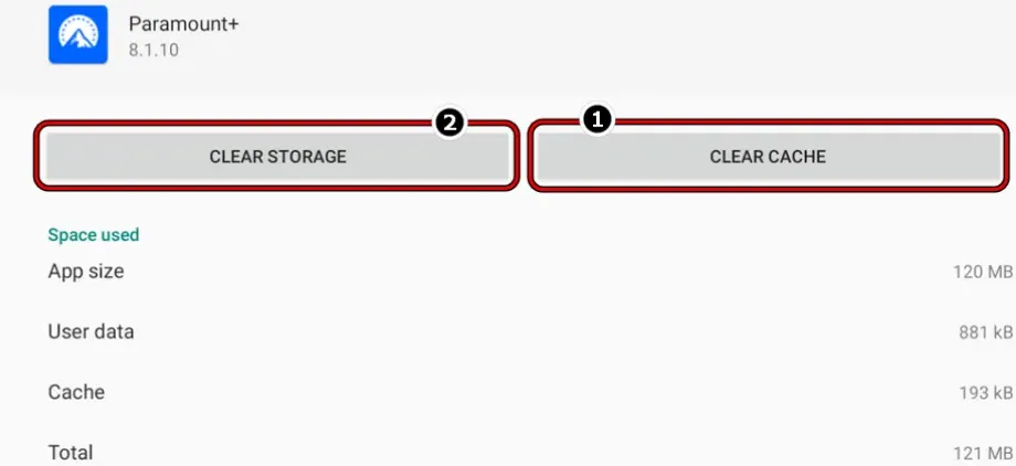 Clear Paramount App's Cache