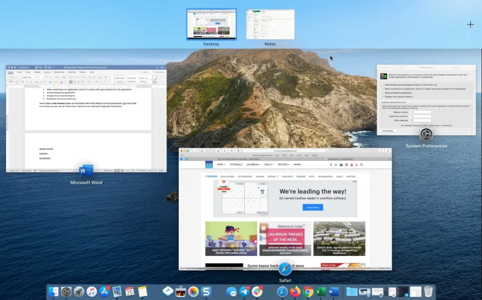 What is Mission Control on a Mac