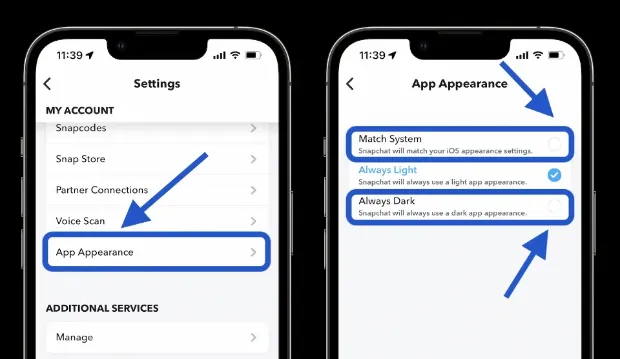 How to Turn on Dark Mode on Snapchat for iOS